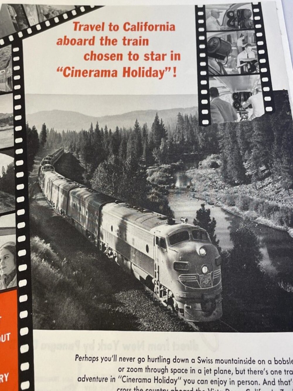 1955 Western Pacific Railroad Original Vintage Print Ad California Zephyr Train - Picture 8 of 10